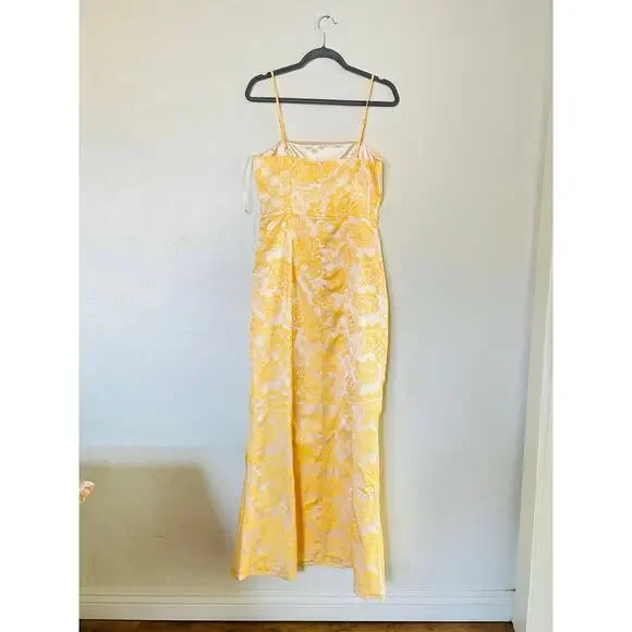 Lulus Jacquard Maxi Dress - Picture 6 of 7
